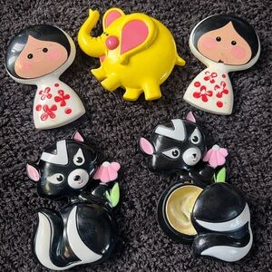 Vintage 70s Avon Pin Pal Fragrance Pins